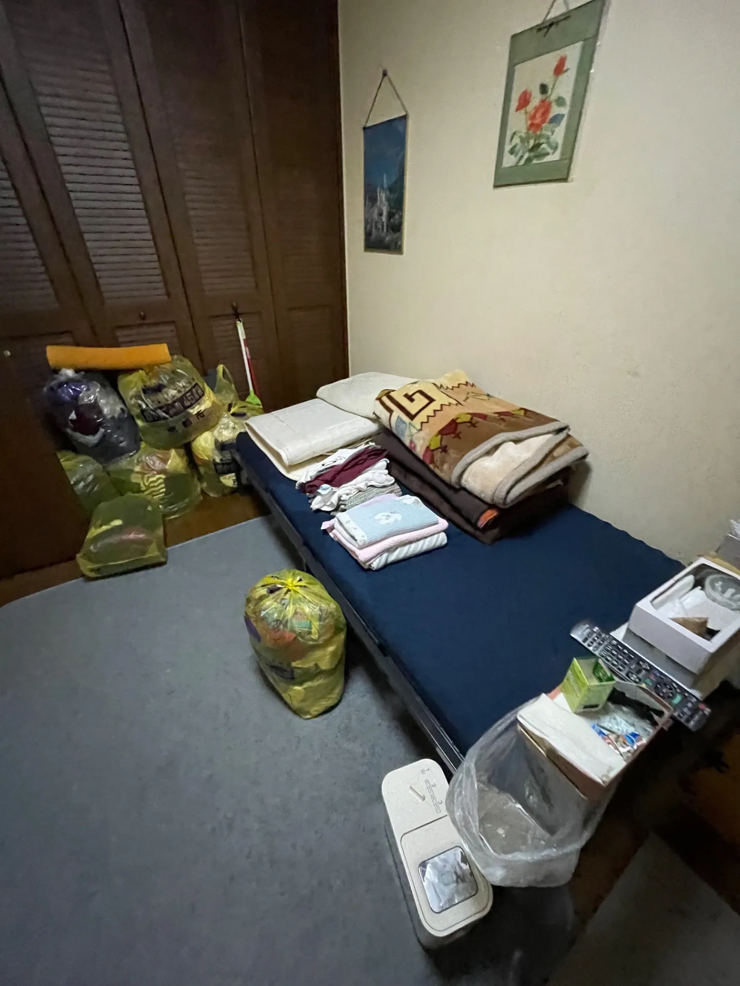 マンションにて遺品整理の事例(京都市南区))