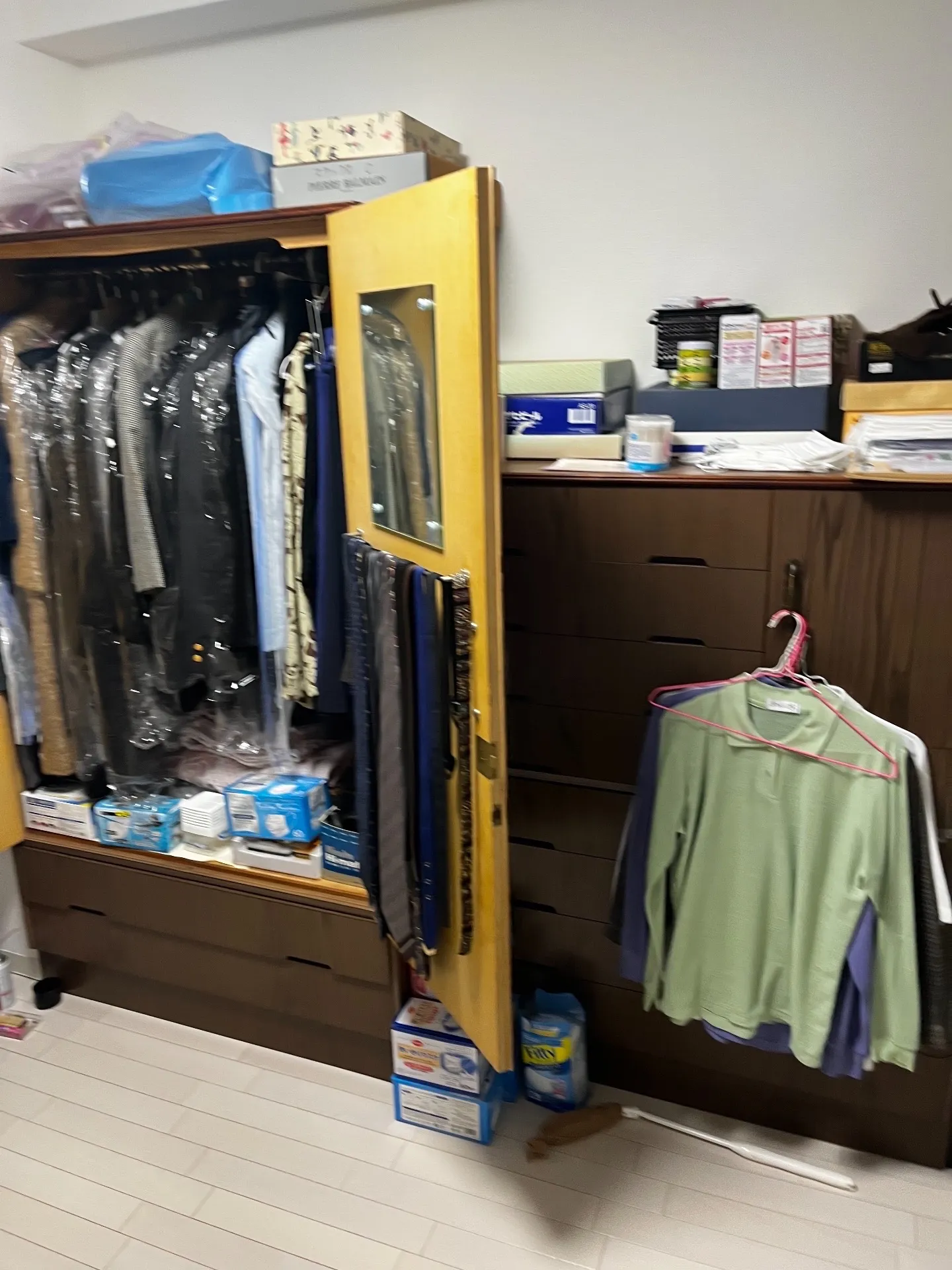 マンションにて遺品整理の事例(京都市北区)