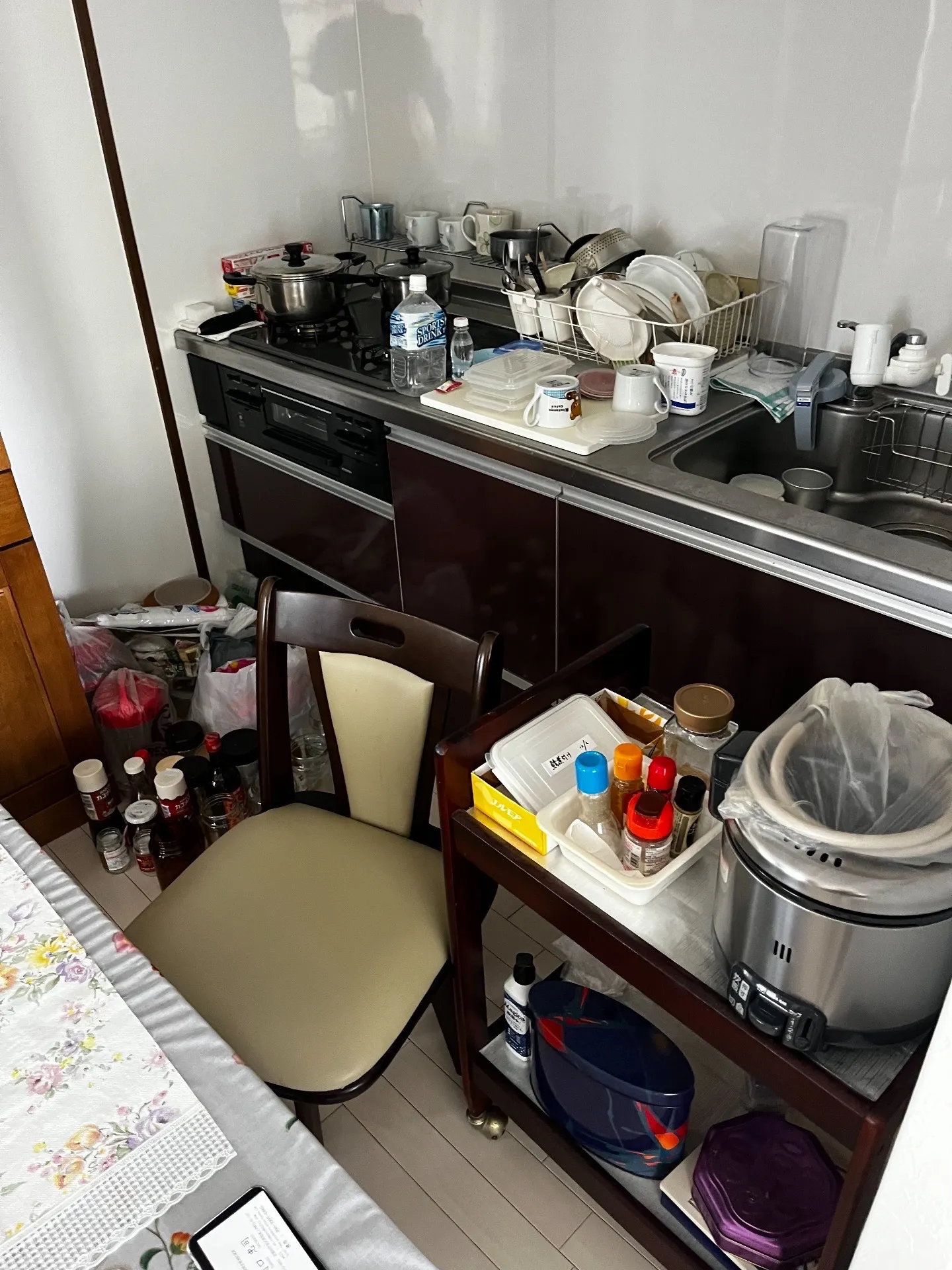 マンションにて遺品整理の事例(京都市北区)