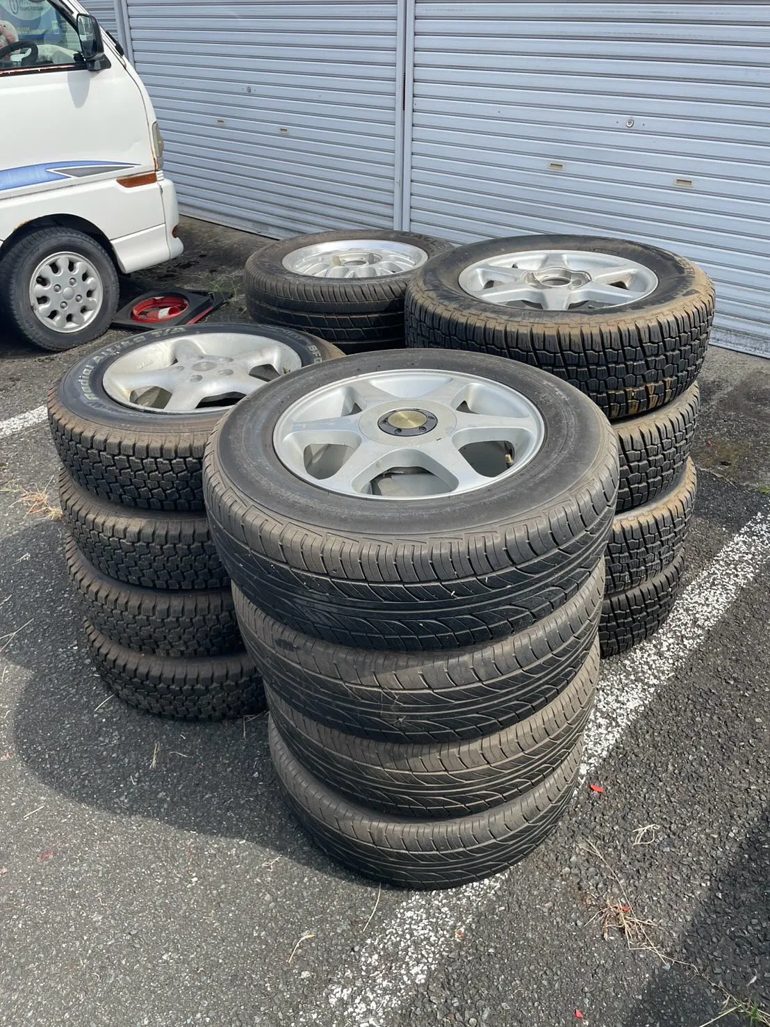 タイヤの処分事例(滋賀県長浜市)