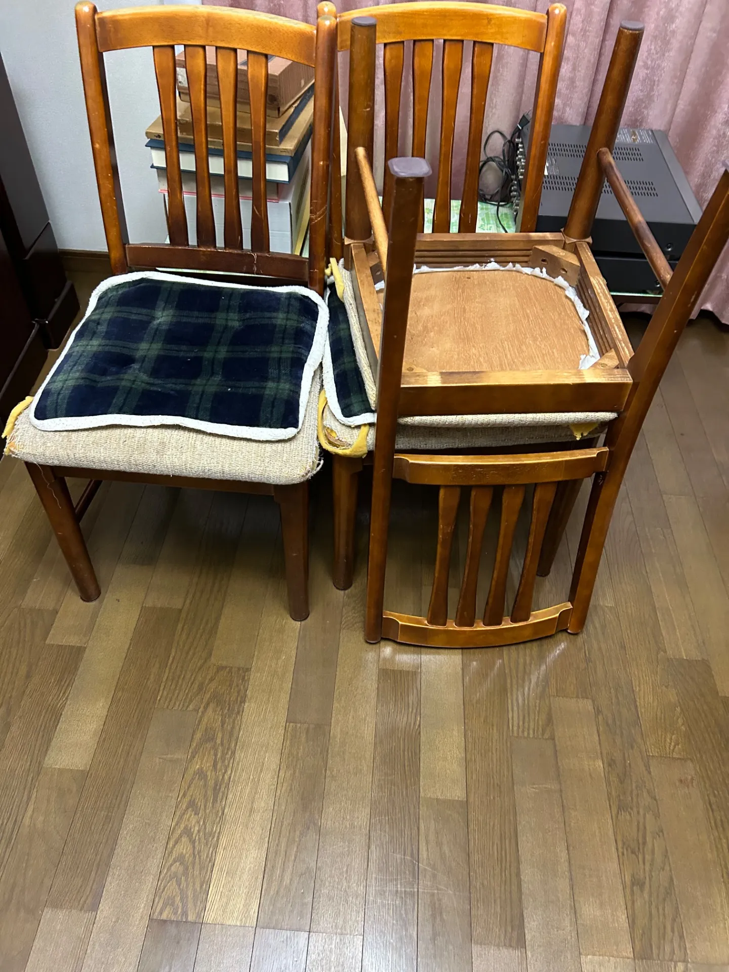 2階から出せなくなった冷蔵庫などの処分事例(滋賀県大津市)